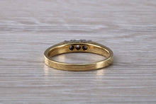 Load image into Gallery viewer, Petite Diamond Trilogy set Yellow and White Gold Ring