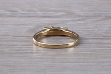 Load image into Gallery viewer, Petite Diamond Trilogy set Yellow Gold Ring