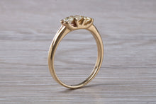 Load image into Gallery viewer, Petite Diamond Trilogy set Yellow Gold Ring
