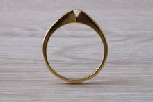 Load image into Gallery viewer, Simple and Minimalistic Diamond set 18ct Yellow Gold Ring