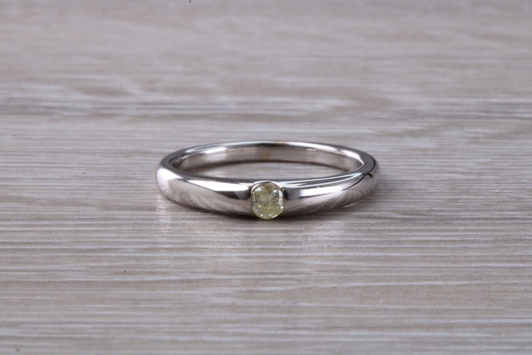 Natural Diamond set 18ct White Gold Band