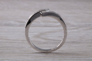 Crossover Baguette cut Diamond set ring