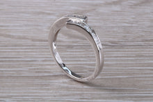 Load image into Gallery viewer, Crossover Baguette cut Diamond set ring