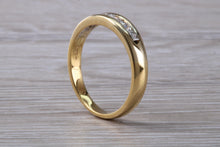 Load image into Gallery viewer, Traditional Princess cut Diamond set 18ct Gold Eternity Ring
