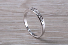 Load image into Gallery viewer, Quarter carat Diamond set Eternity Ring