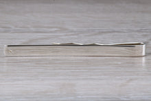 Load image into Gallery viewer, Diamond set Gentlemans Tie Slide. real Diamonds and made from solid sterling silver