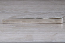 Load image into Gallery viewer, Diamond set Gentlemans Tie Slide. real Diamonds and made from solid sterling silver