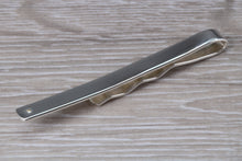 Load image into Gallery viewer, Diamond set Gentlemans Tie Slide. real Diamonds and made from solid sterling silver