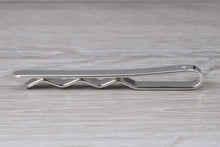 Load image into Gallery viewer, Diamond set Gentlemans Tie Slide. real Diamond and made from solid sterling silver