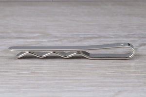 Diamond set Gentlemans Tie Slide. real Diamond and made from solid sterling silver