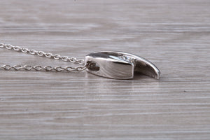 Diamond solitaire necklace, square princess cut diamond in 18ct white gold,just has to be the perfect gift choice