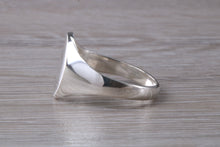 Load image into Gallery viewer, Beautiful high polished Signet ring, suitable for ladies and gents of all age groups, available in your choice of precious metals