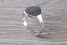 Load image into Gallery viewer, Beautiful high polished Signet ring, suitable for ladies and gents of all age groups, available in your choice of precious metals