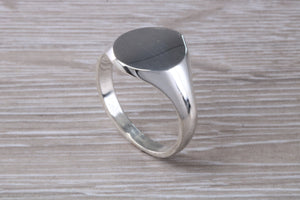 Beautiful high polished Signet ring, suitable for ladies and gents of all age groups, available in your choice of precious metals