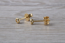 Load image into Gallery viewer, Tiny and Simple Everyday Diamond Solitaire Stud Earrings