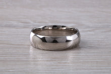 Load image into Gallery viewer, 6mm Wide Court Profile Platinum Wedding Band