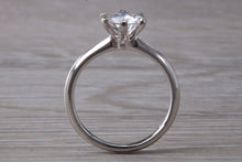 Load image into Gallery viewer, The Ultimate 1.25ct Hearts and Arrows Moissanite Diamond set Platinum Solitaire