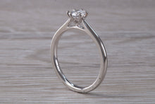 Load image into Gallery viewer, Simple and Elegant Certified Diamond set Platinum Solitaire