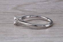 Load image into Gallery viewer, Simple and Elegant Certified Diamond set Platinum Solitaire