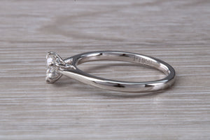 Simple and Elegant Certified Diamond set Platinum Solitaire