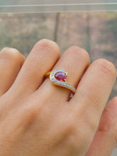 Load image into Gallery viewer, Beautiful Ruby and Diamond Ring