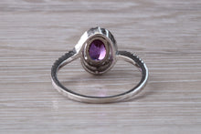 Load image into Gallery viewer, Stunning 1.50 carat Pink Sapphire and Diamond Ring