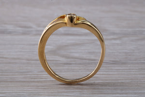 Diamond set 18ct Yellow Gold Ring