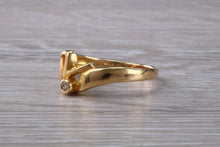 Load image into Gallery viewer, Diamond set 18ct Yellow Gold Ring