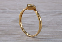 Load image into Gallery viewer, Cross Over Diamond set 18ct Yellow Gold Ring