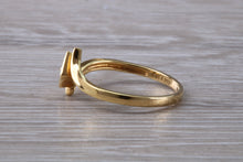 Load image into Gallery viewer, Cross Over Diamond set 18ct Yellow Gold Ring