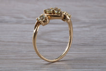 Load image into Gallery viewer, Brazilian Chrysoberyl set Yellow Gold Ring