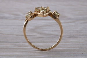 Brazilian Chrysoberyl set Yellow Gold Ring