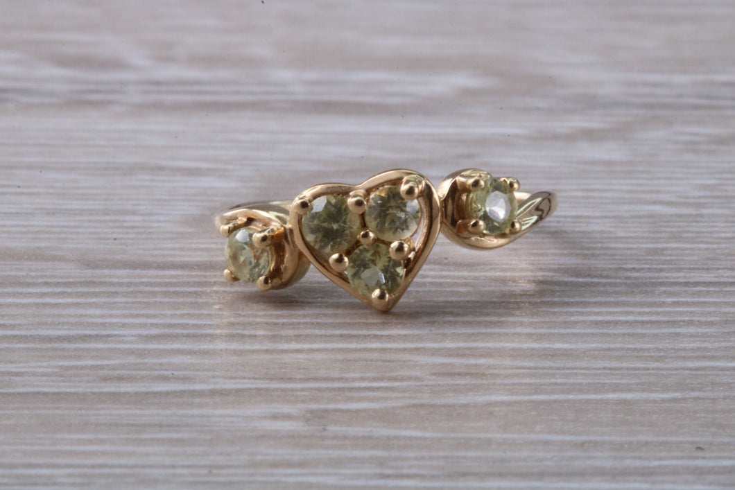 Brazilian Chrysoberyl set Yellow Gold Ring