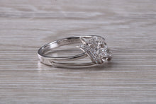 Load image into Gallery viewer, Diamond set 18ct White Gold Ring