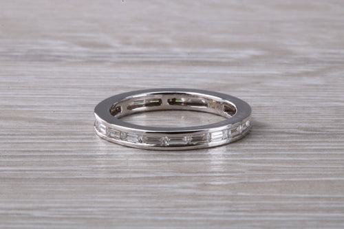 Full Circle set Baguette cut Diamond Ring