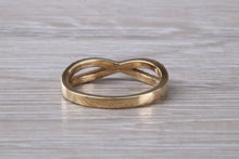 Load image into Gallery viewer, Diamond Crossover set 18ct Yellow Gold Ring