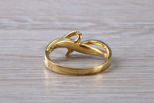 Load image into Gallery viewer, 18ct Rose gold Diamond set band with a hammered matt finish, very unusual design, just the perfect dress or statement ring