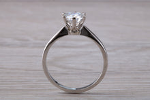 Load image into Gallery viewer, One carat Moissanite Diamond set in a Six Claw Solitaire