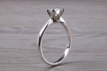 Load image into Gallery viewer, One carat Moissanite Diamond set in a Six Claw Solitaire