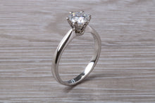 Load image into Gallery viewer, One carat Moissanite Diamond set in a Six Claw Solitaire