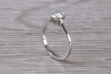 Load image into Gallery viewer, One carat Platinum Diamond Solitaire, set in six Claw Ring, Simple and Elegant Solitaire