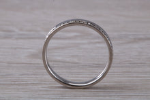 Load image into Gallery viewer, Full Circle Diamond set 3mm Wide White Gold Band