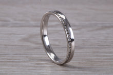 Load image into Gallery viewer, Full Circle Diamond set 3mm Wide White Gold Band
