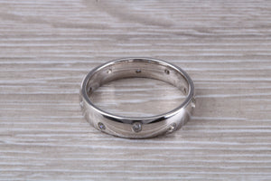 Chunky Circle set Quarter carat Diamond Band