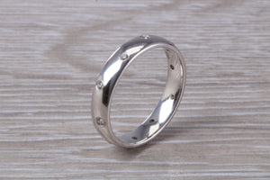 Chunky Circle set Quarter carat Diamond Band