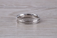 Load image into Gallery viewer, Double row Diamond set Band