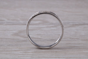 Double row Diamond set Band