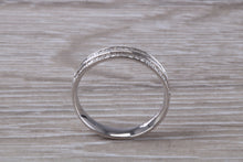 Load image into Gallery viewer, Double row Diamond set Band