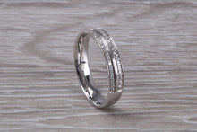 Load image into Gallery viewer, Double row Diamond set Band