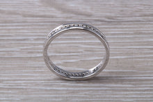Load image into Gallery viewer, Full Circle Diamond set 18ct White Gold Eternity Ring
